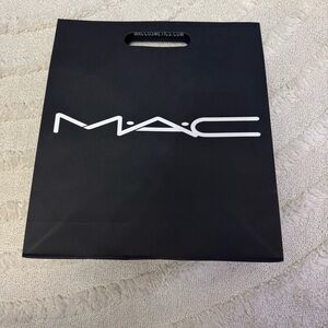 MAC Cosmetics Black Shopping Bag Large Size
